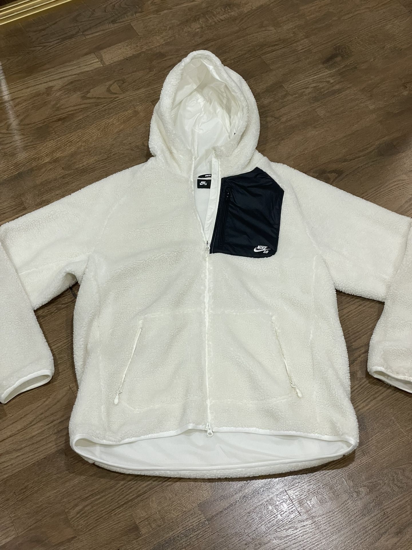 Nike Sherpa Fleece Zip Up Hoodie