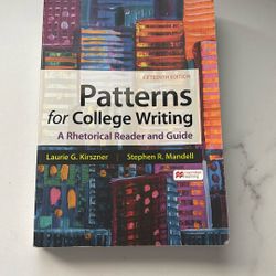 Patterns For College Writing Book