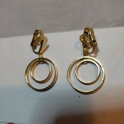 Trifari Gold-Tone Clip-on Earrings