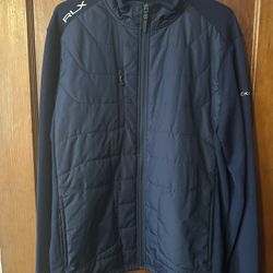 Polo RLX Trackman Golf Men’s Wool Puffer Jacket - Large - NEW & RARE