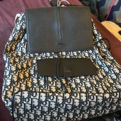 Men Worn Once Dior Backpack 