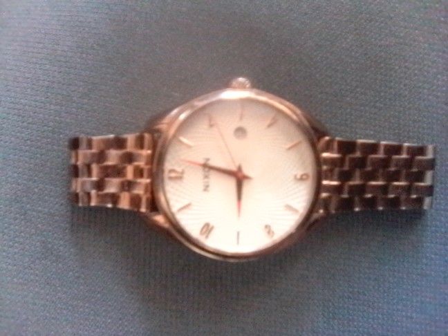 Rose Gold Nixon Watch For Woman