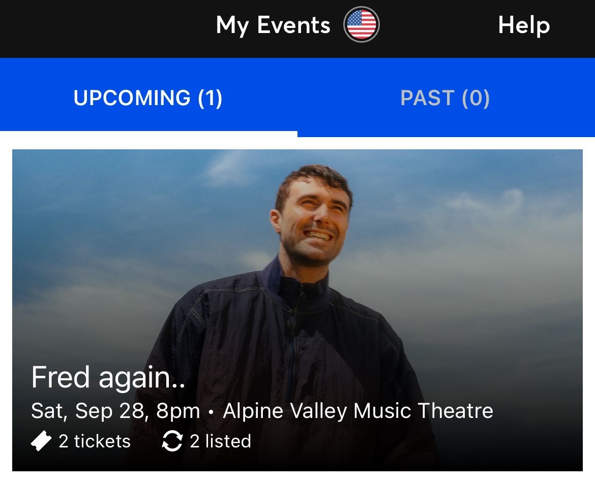 Fred Again Tickets Wisconsin 9/28