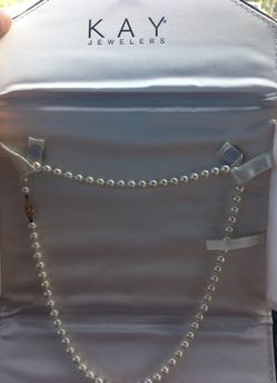 Pearl necklace from Kay jewels