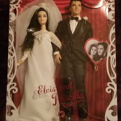 Elvis and Priscilla Barbie
