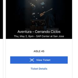 2 AVENTURA TICKETS FOR SALE!!