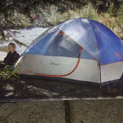 Arch rock Dome Tent By Coleman Sleeps Five- Waterproof