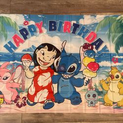 Stitch And Lilo Birthday Decoration