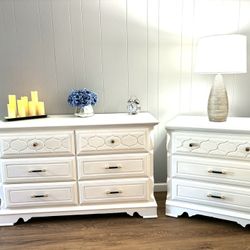 Bedroom Furniture- Dresser With Nightstand 