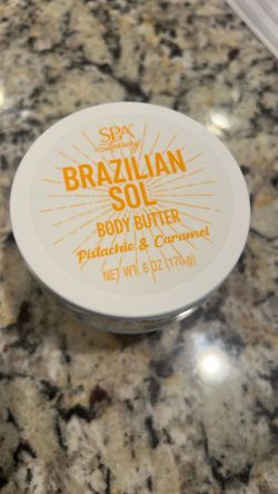 Spa Luxury Brazilian Sol Body Butter Pistachio & Caramel 6oz