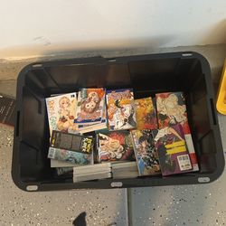 box full of manga