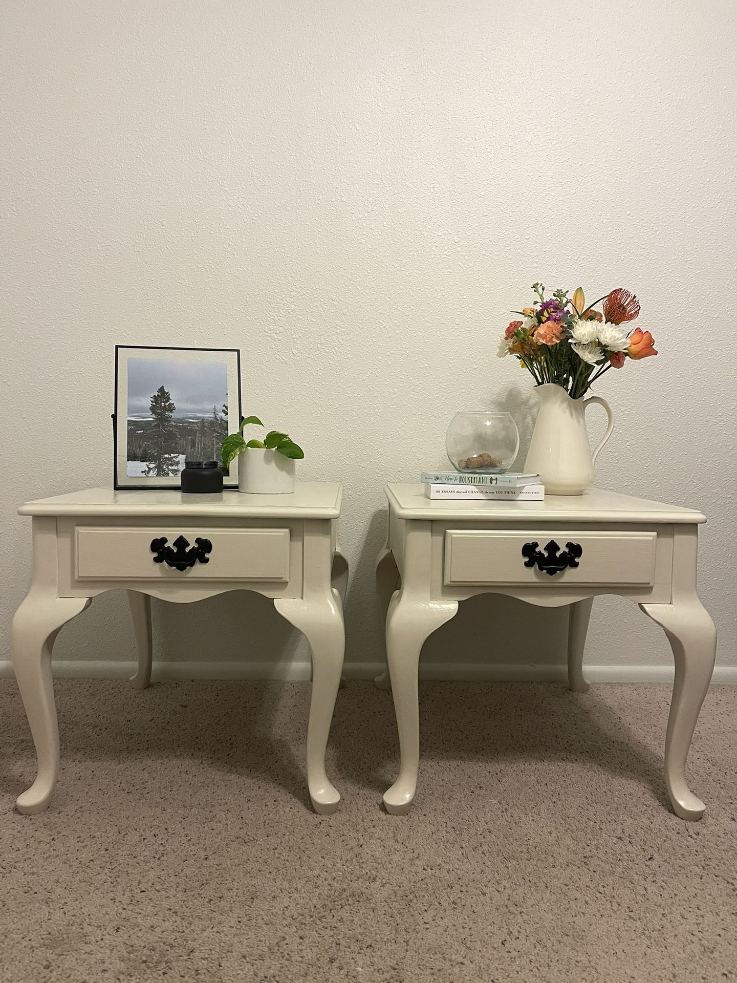 Refurnished Vintage Nightstands/End tables