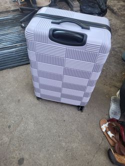 Hard Shell Rolling Suitcase Lavender