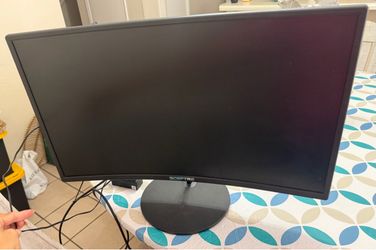 Sceptre Curved 27-inch Prime Monitor up to 100Hz 1080p, HDMI x2, VGA, 99% sRGB, Built-in Speakers, R1500, Machine Black 2025 (C275W-1920RN Series)