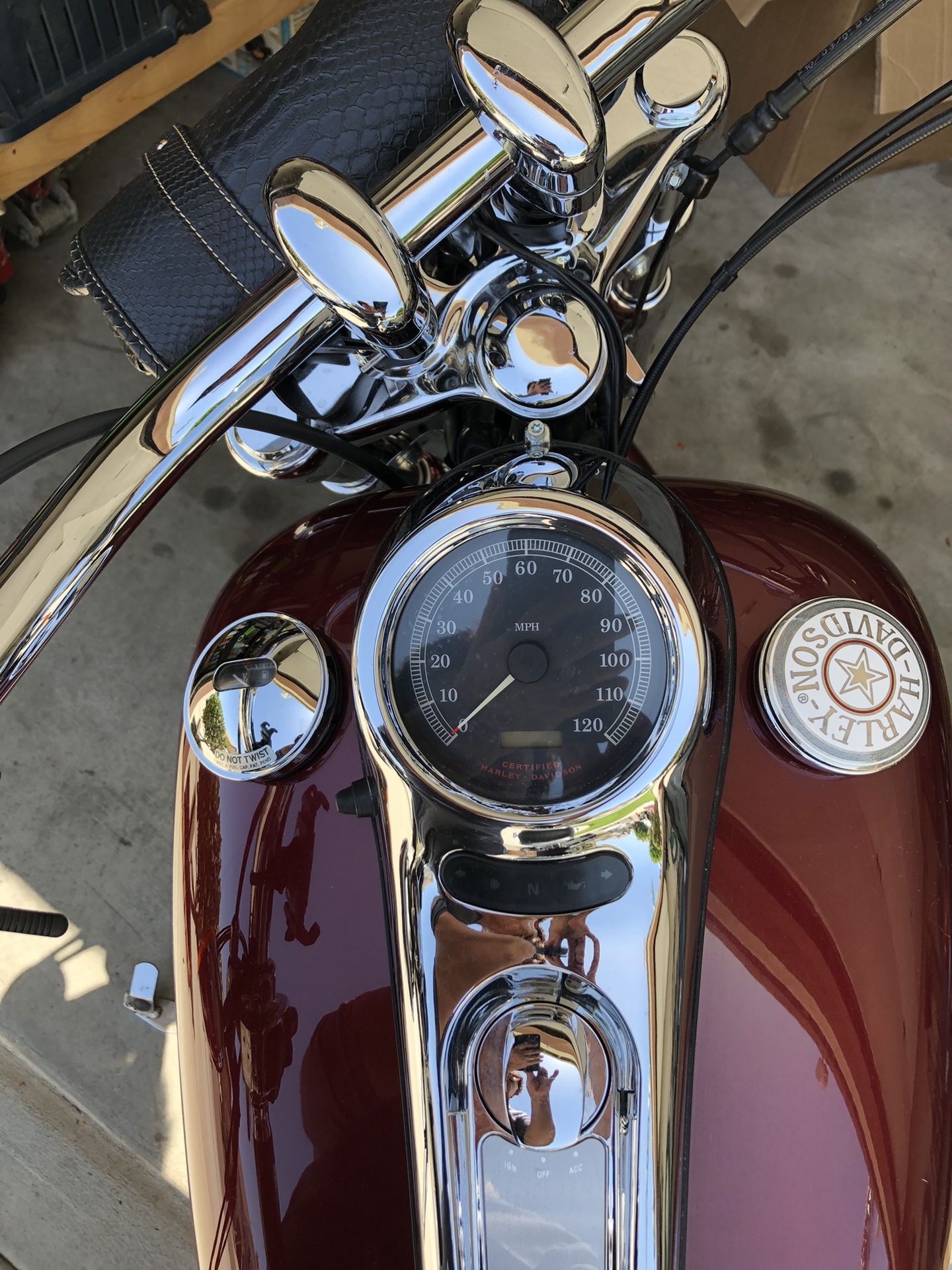 2002 Harley Davidson Soft Tail Deuce Low Mileage 