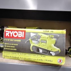 RYOBI 3" X 18" BELT SANDER