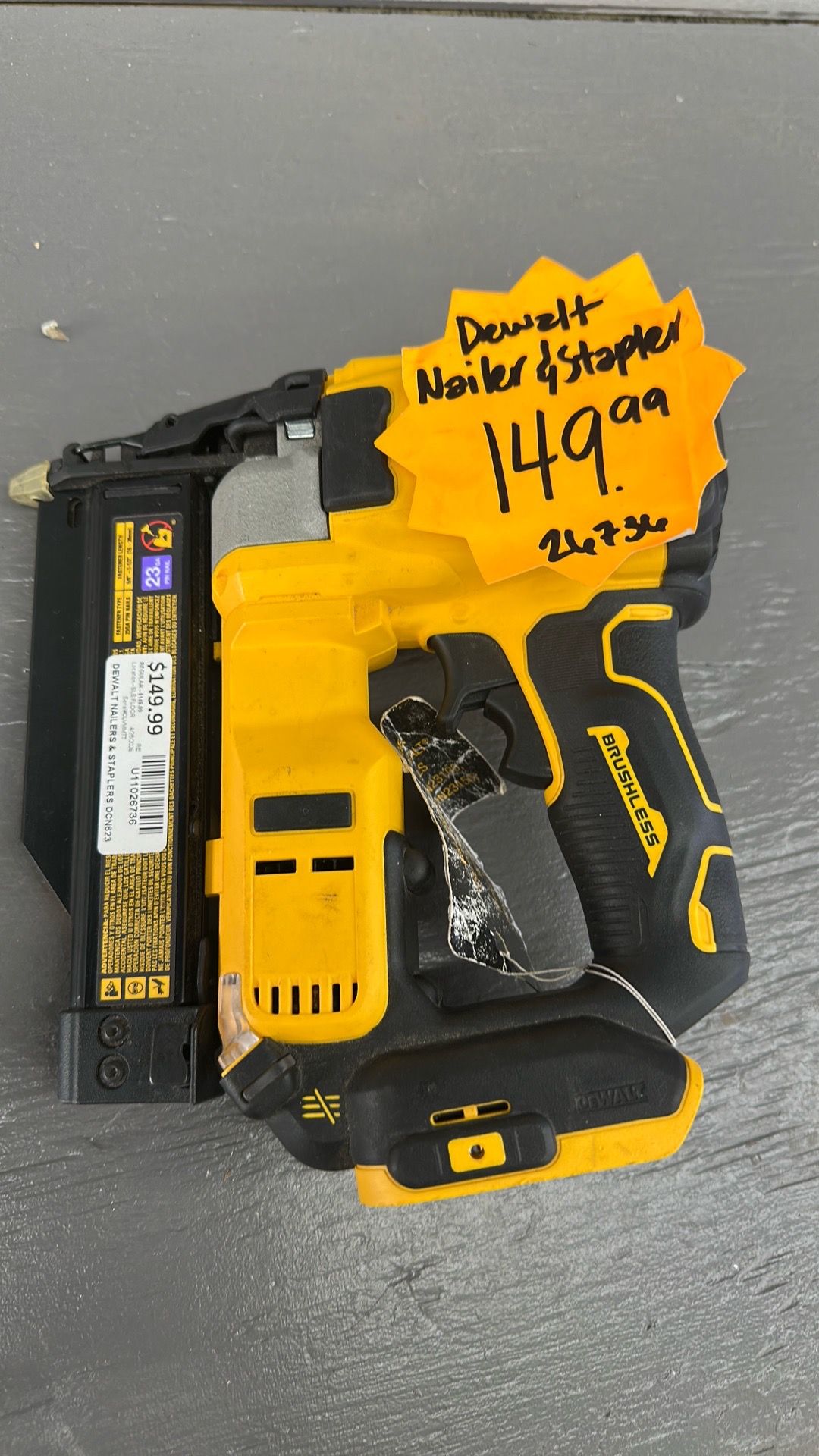 Dewalt nailer &stapler
