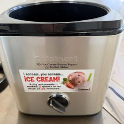 Cuisinart 2 Qt Ice Cream-Frozen Yogurt Maker