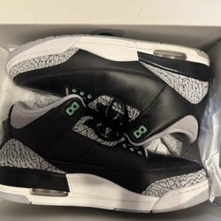 Jordan 3 Green Glow 