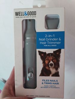 Hair trimmer nail grinder