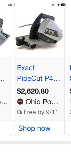 Exact pipe cut p400 saw