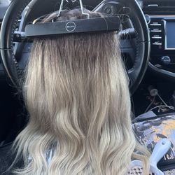 Bellami hair clip in extensions