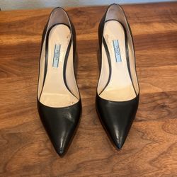 Prada Milano Black Heels