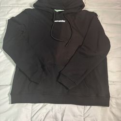 Black OffWhite Hoodie