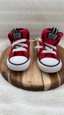 Converse All Star High Top Toddler Shoes Red – Size 5C