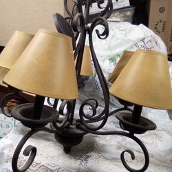 Wrought Iron Chandelier