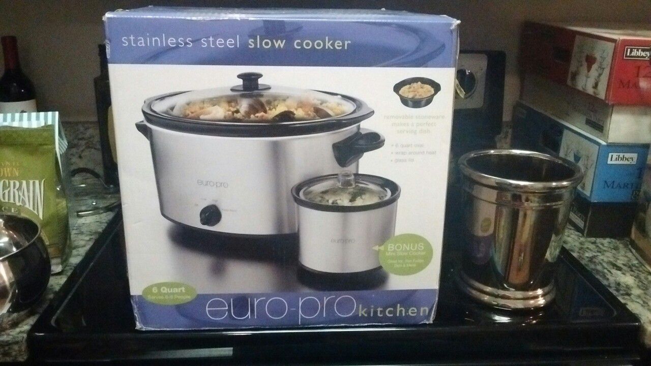 Slow cooker plus mini slow cooker