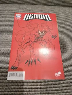 VENOM #254 - DAVID NAKAYAMA COLOR BLOCK RED VARIANT COVER - MARVEL February 2026