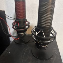 2 HyperX QuadCast S - USB Microphones