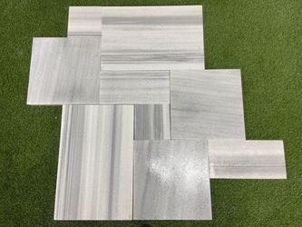 White leather marble French pattern