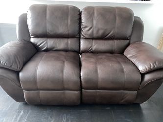 Brown Leather Couch for Sale!