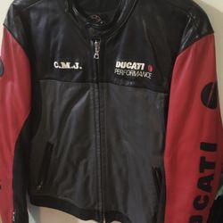 Ducati Leather Bike Jacket Xl
