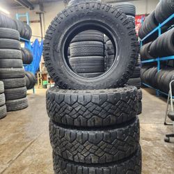 🔥 (4) 265 70 17 Goodyear Wrangler Duratrac All Terrain Tires 