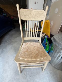 Antique Pressback Turned Spindle-Back Chair