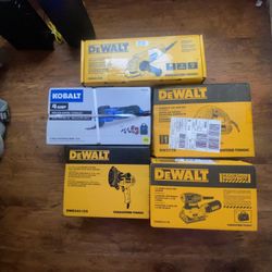 4 Sets Dewalt 1 Kobalt 