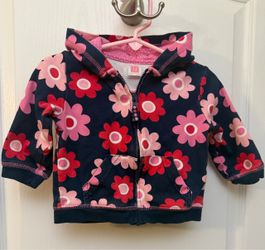 Carter's Floral Zip-Up Hoodie