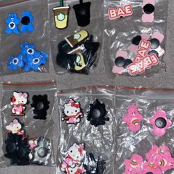 decorative charms designed for shoes 9 Baggies I don’t know how many pieces 