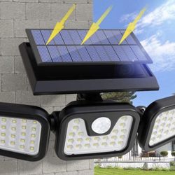 New Solar Led Light Motion Sensor Outdoor Super Bright $35