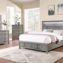 Bedroom Set Including Mattress In Stock For Fast Delivery 