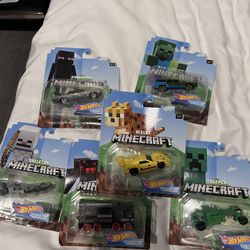 Minecraft Hot Wheels Lot