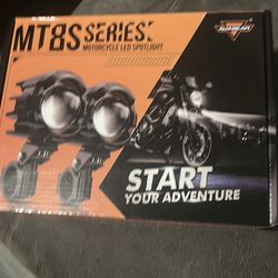 Auxbeam motorcycle spot light