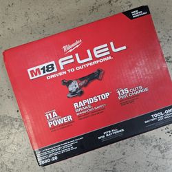 Milwaukee M18 FUEL 18V Lithium-Ion Brushless Cordless 4-1/2 in./5 in. Grinder w/Paddle Switch (Tool-Only)