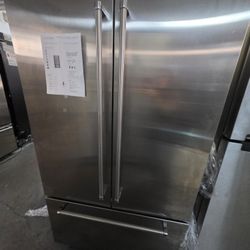 42" KITCHENAID BUILT IN FRENCH DOOR STAINLESS STEEL REFRIGERATOR 