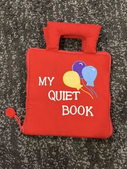Montessori Quiet Book- Red
