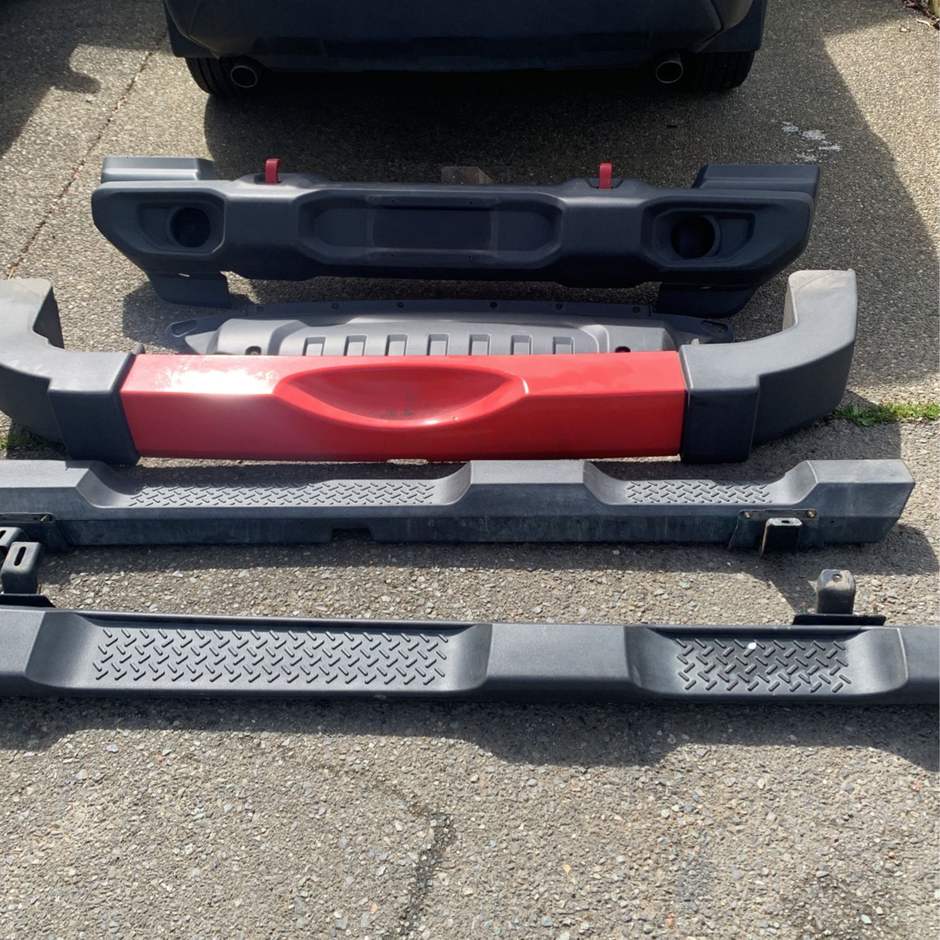 2008-2018 Front , Rear Bumpers And Side Steps For Jeep Wrangler 