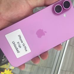 Pink 16 Plus Unlocked. Cash Or $50 Down W Approval